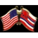 HAWAII PIN STATE FLAG USA FRIENDSHIP FLAGS PIN